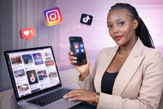 Infographic detailing the top 2026 digital marketing trends in Kenya